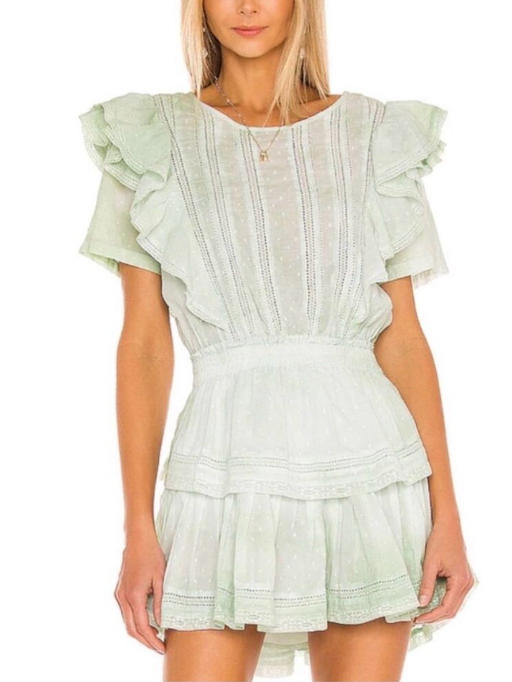 LoveShackFancy Jade Hand Dyed Natasha Dress